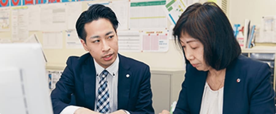 入社2年目職員の1日のスケジュール